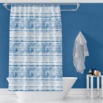 Rideau de Douche Granit Imprimé Imperméable 180 * 200cm