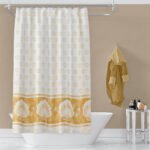 Rideau de Douche Midye Imprimé Imperméable 180 * 200cm