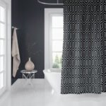 Rideau de Douche Ethnic Imprimé Imperméable 180 * 200cm