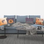 4 housses de coussin African, 40*40cm