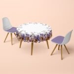 Nappe de table ronde 150cm imprimé