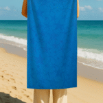 Serviette bleu 70 * 150cm