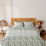Couette bombée en polycoton Okaliptus